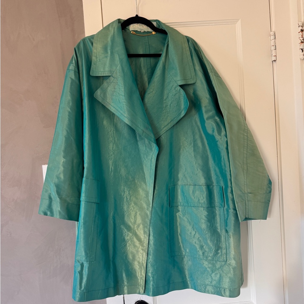 Vintage Escada Teal Coat